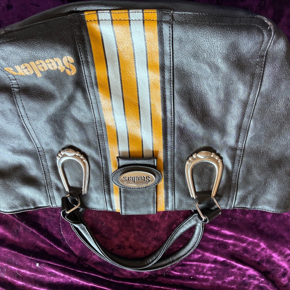 Pittsburgh Steelers Bradford Exchange Black and Yellow Shoulder Bag